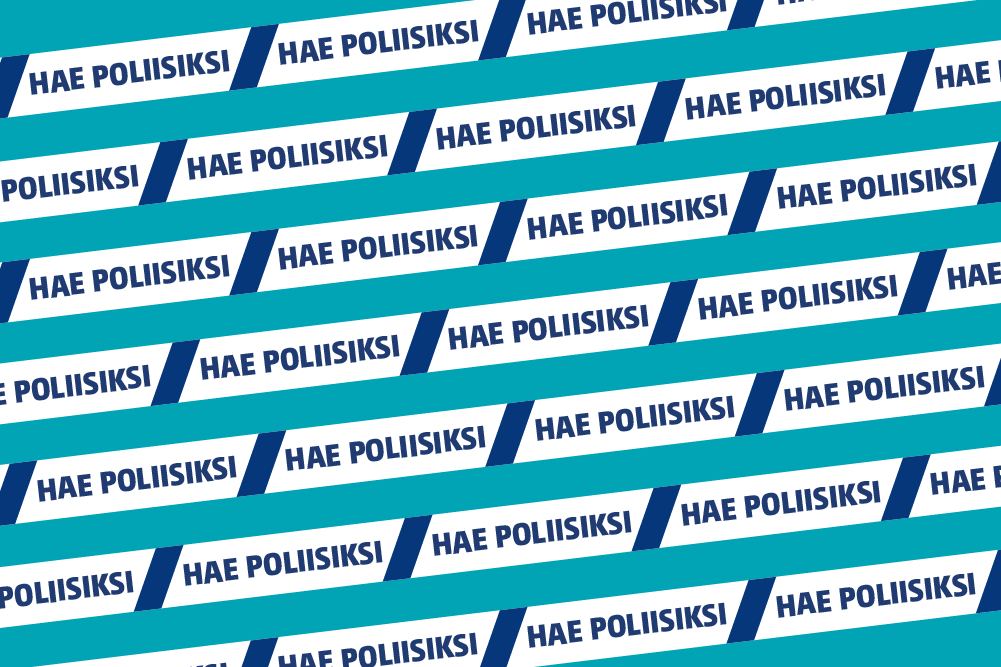 Graafinen kuva, jossa teksti 