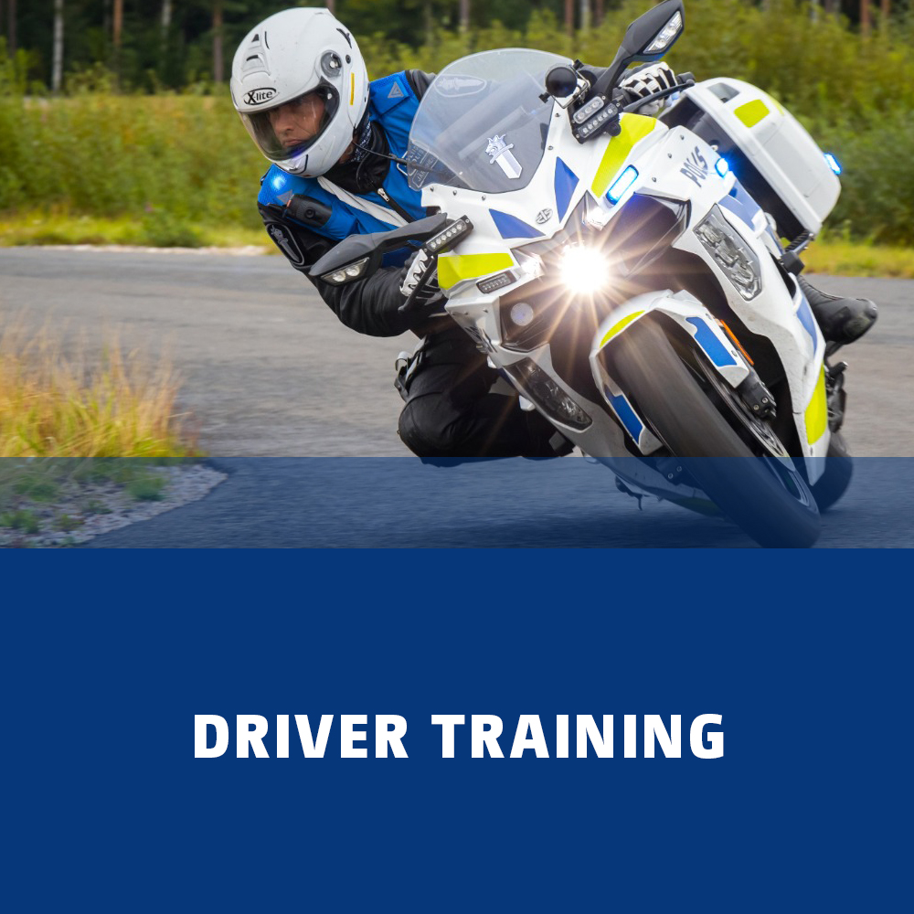 Banner which redirects to the driver training pages.