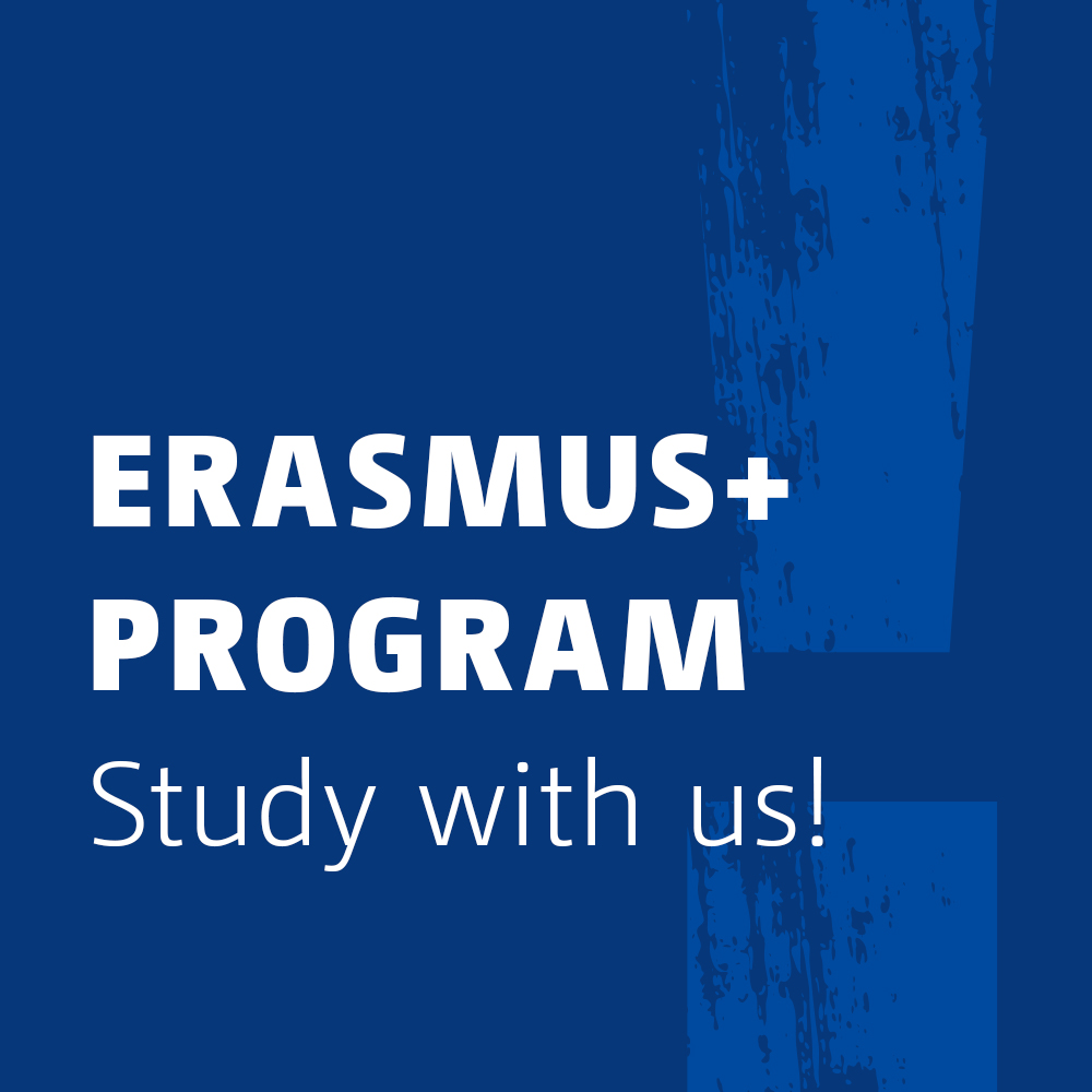 Banner which redirects to the Erasmus+ program page.