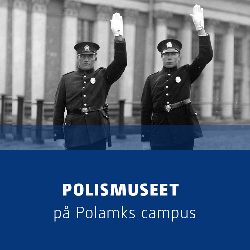 Banner som leder till Polismuseets webbplats.